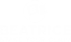 Beatrice: "Stake your claim" home page
