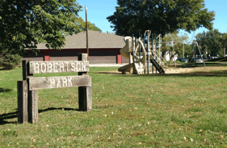 Robertson Park Sign