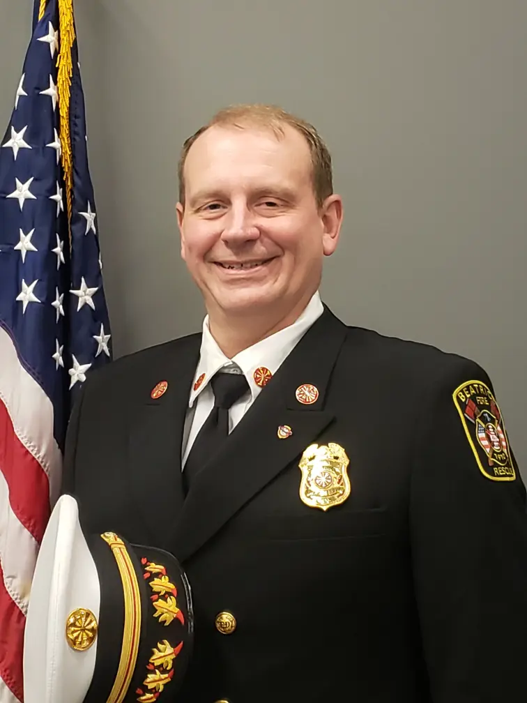 Beatrice Fire Chief Brian Daake