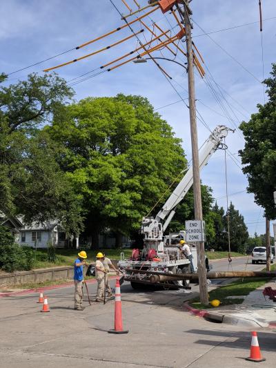 Electric Pole Replacement Project