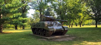 Army tank at Chautauqua Park